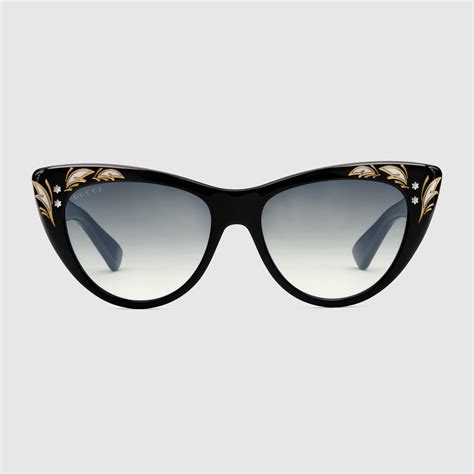 celebrity gucci cat eye sunglasses|designer oversized cat eye sunglasses.